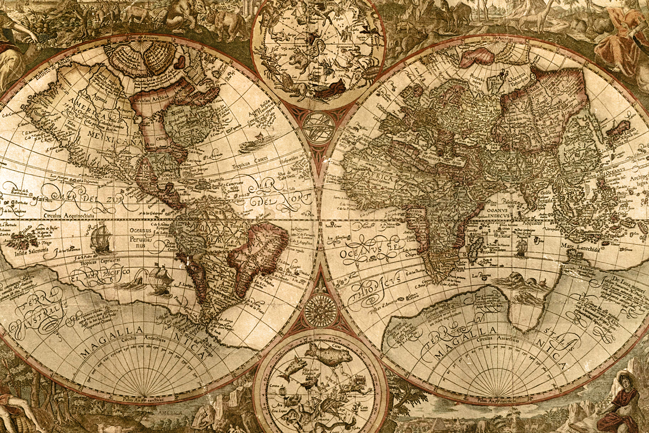 old world map